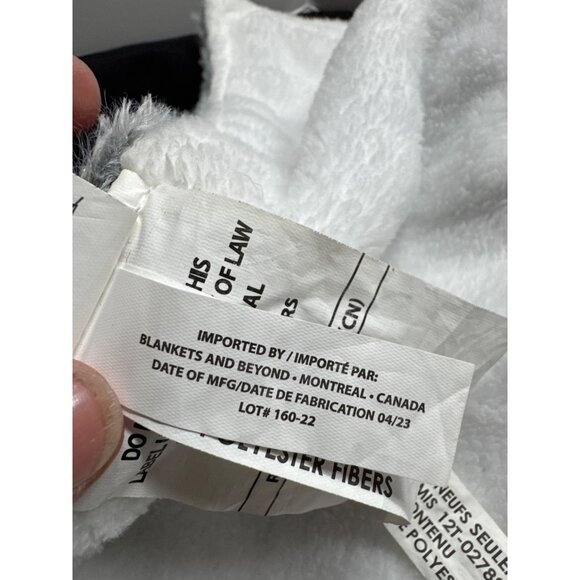 Soft Plush Elephant Baby Lovey Security Blanket By Blankets & Beyond Frosted Gra - Picture 6 of 11